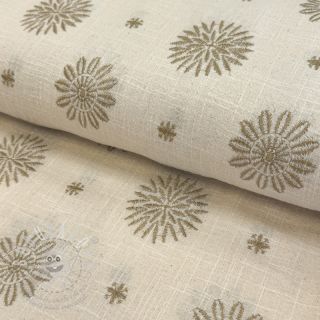 Bavlněná látka EMBROIDERY Sofia design A