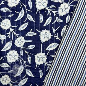 Bavlněná látka QUILT Gange indigo