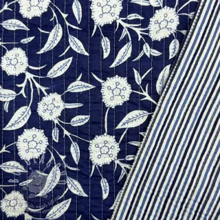 Bavlněná látka QUILT Gange indigo