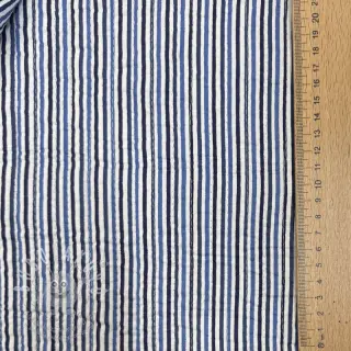 Bavlněná látka QUILT Gange indigo