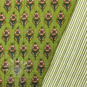 Bavlněná látka QUILT Gange vert
