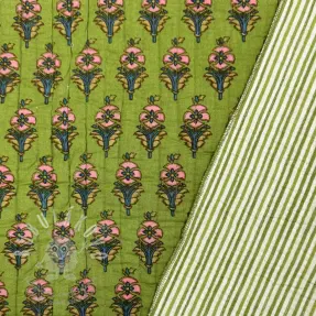 Bavlněná látka QUILT Gange vert