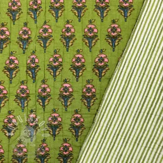 Bavlněná látka QUILT Gange vert