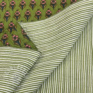 Bavlněná látka QUILT Gange vert