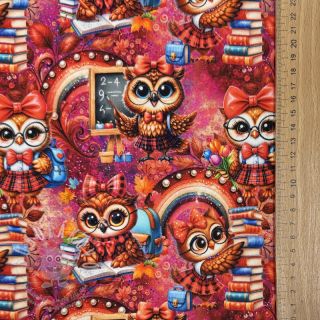 Teplákovina Big eyes design A digital print