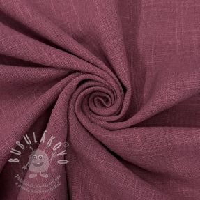 Bavlněná látka SLUB WASHED mauve
