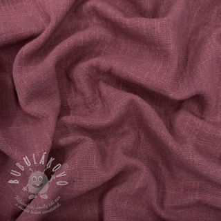 Bavlněná látka SLUB WASHED mauve