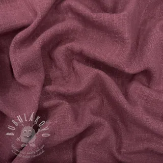 Bavlněná látka SLUB WASHED mauve