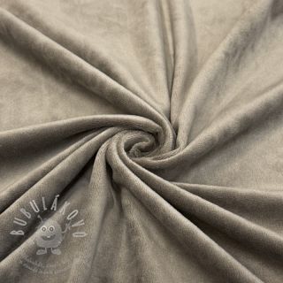 Samet VELVET STRETCH taupe