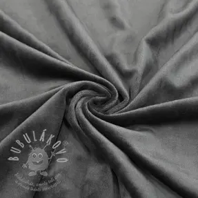 Samet VELVET STRETCH dark grey
