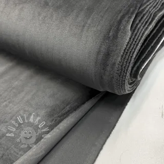 Samet VELVET STRETCH dark grey