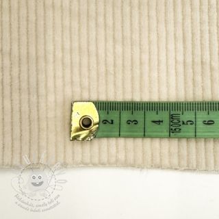 Manšestr 6W WASHED STRETCH butter