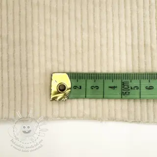 Manšestr 6W WASHED STRETCH butter