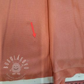 Teplákovina růžová ORGANIC II.třída