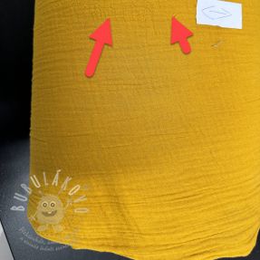 Dvojitá gázovina/mušelín ochre II.třída