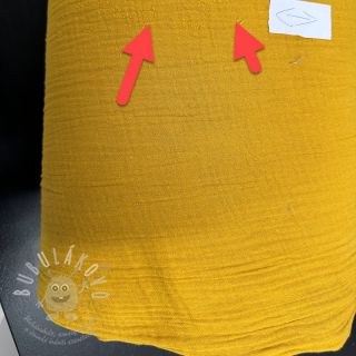 Dvojitá gázovina/mušelín ochre II.třída