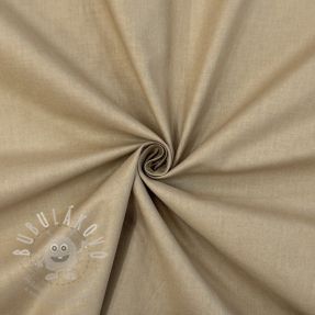 Bavlněný popelín dark beige