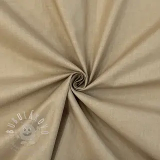 Bavlněný popelín dark beige