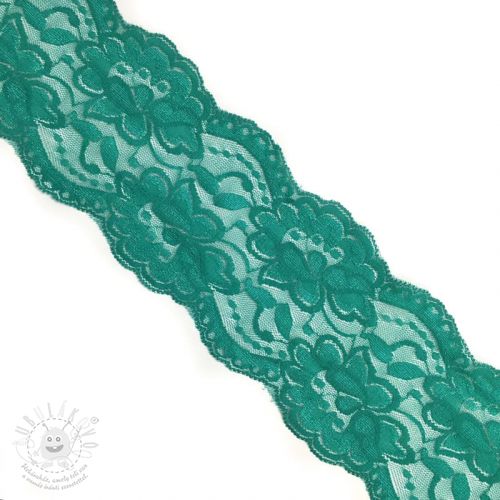 Krajka Blossom dark green