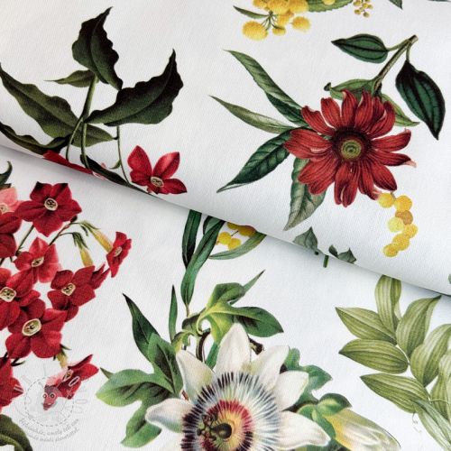 Levně Dekorační látka Sigrid flowers digital print