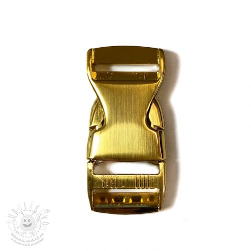 Levně Kovová spona trojzubec 25 mm gold