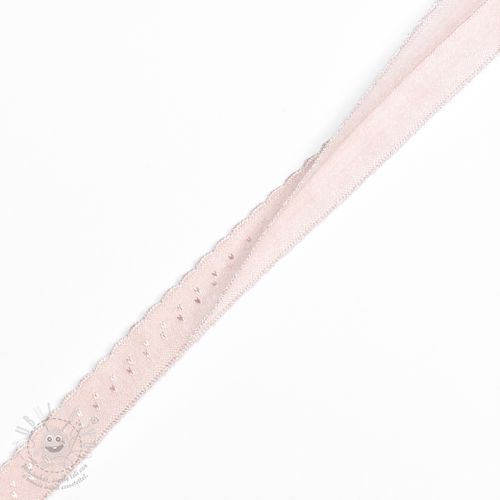 Levně Lemovací guma 12 mm LUXURY light old pink