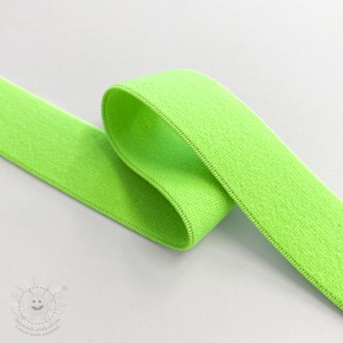 Guma hladká 2,5 cm neon green