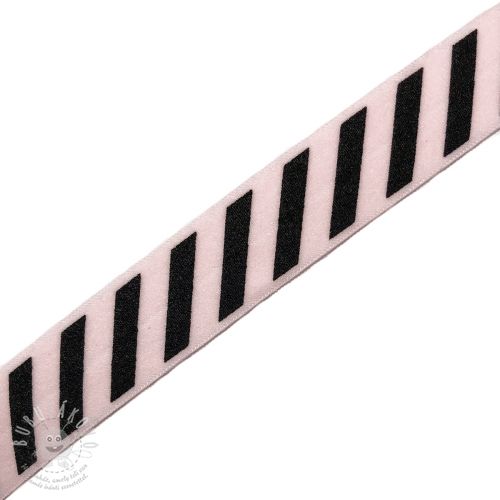 Levně Lemovací guma STRIPE 20 mm light pink