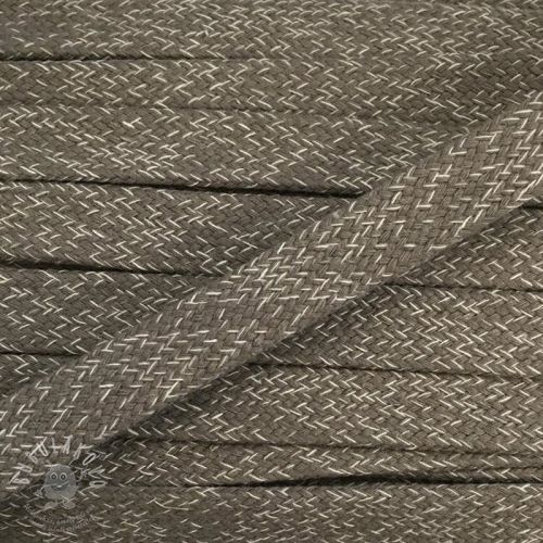 Bavlnená šnůra plochá 20 mm Melir sand