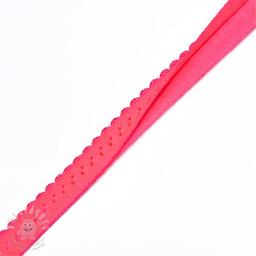 Lemovací guma 12 mm LUXURY neon pink