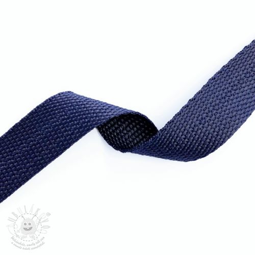 Popruh 2,5 cm dark blue