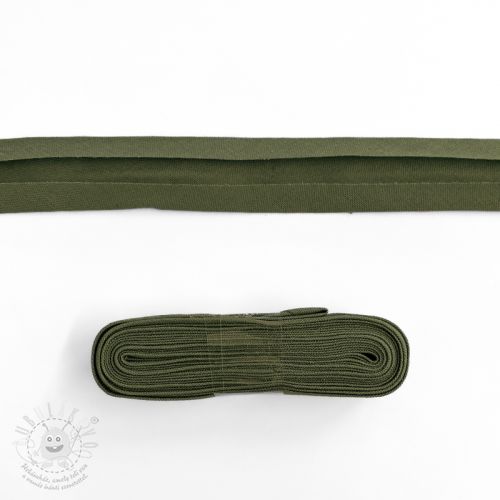Levně Lemovací proužek bavlna - 3 m camo green