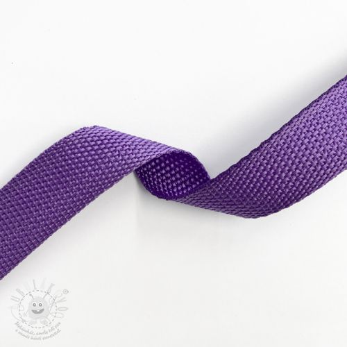 Levně Popruh 2,5 cm purple