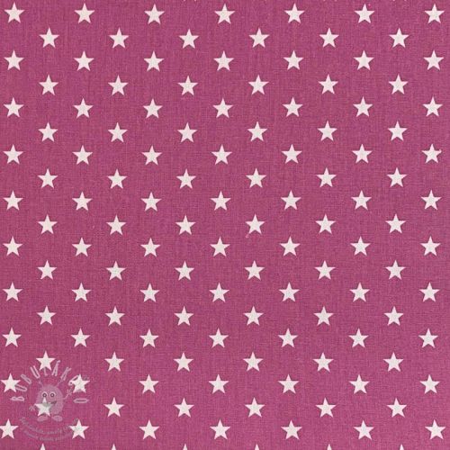 Bavlněná látka Petit stars mauve