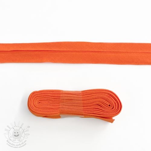 Lemovací proužek bavlna - 3 m orange