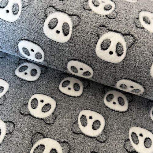 Levně Wellness Fleece Panda black