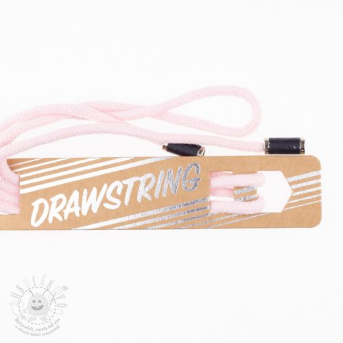 Šňůrka do kapuce s koncovkami 115 cm HEAD3 light pink